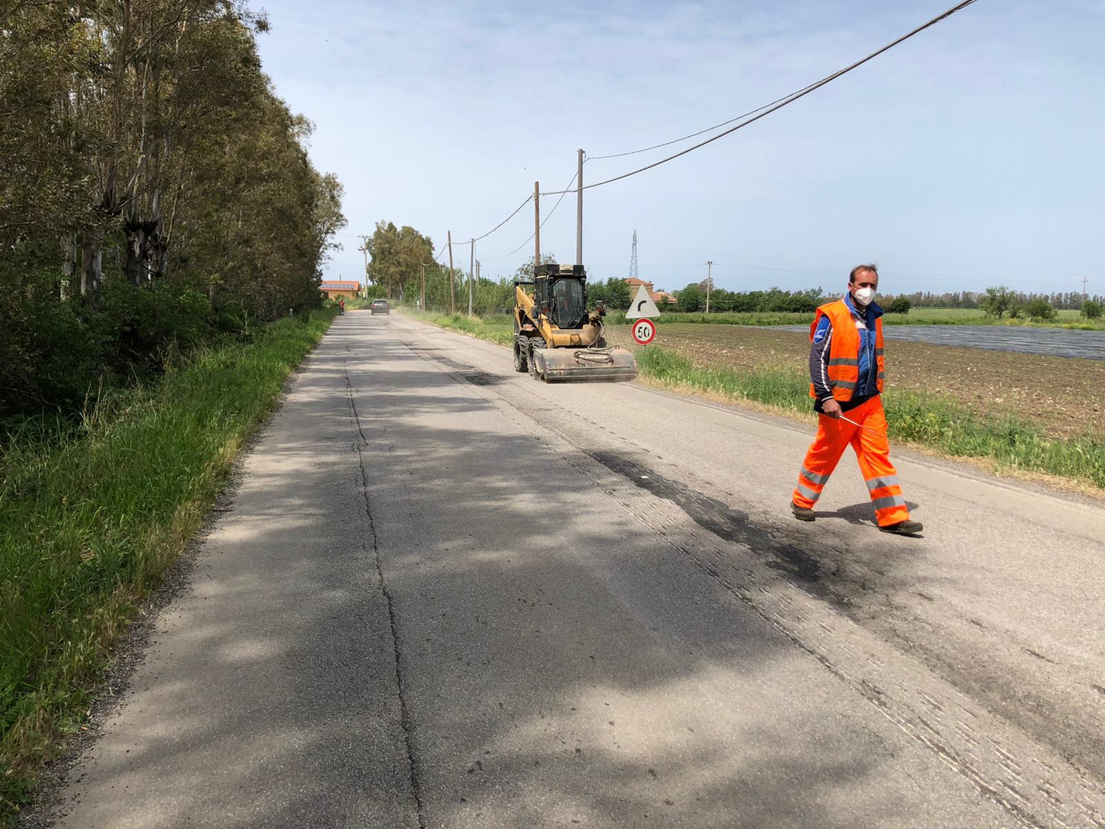 Capaccio, lavori di ripristino e messa in sicurezza sulla strada provinciale 276