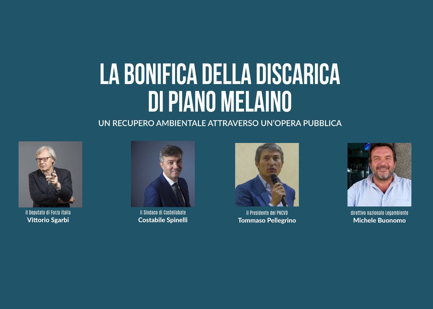 Sgarbi, Buonomo, Pellegrino e Spinelli: diretta social su discarica Castellabate