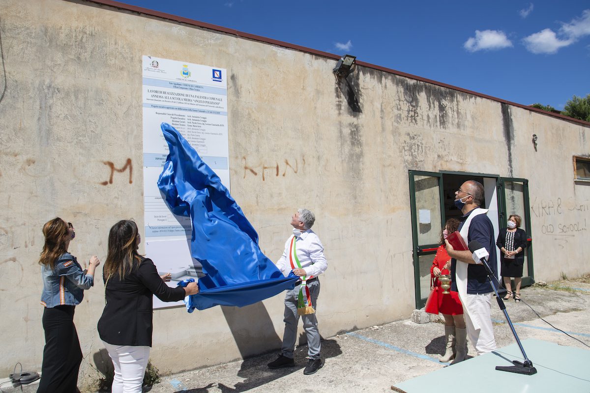 Camerota, partiti i lavori per la costruzione della palestra comunale