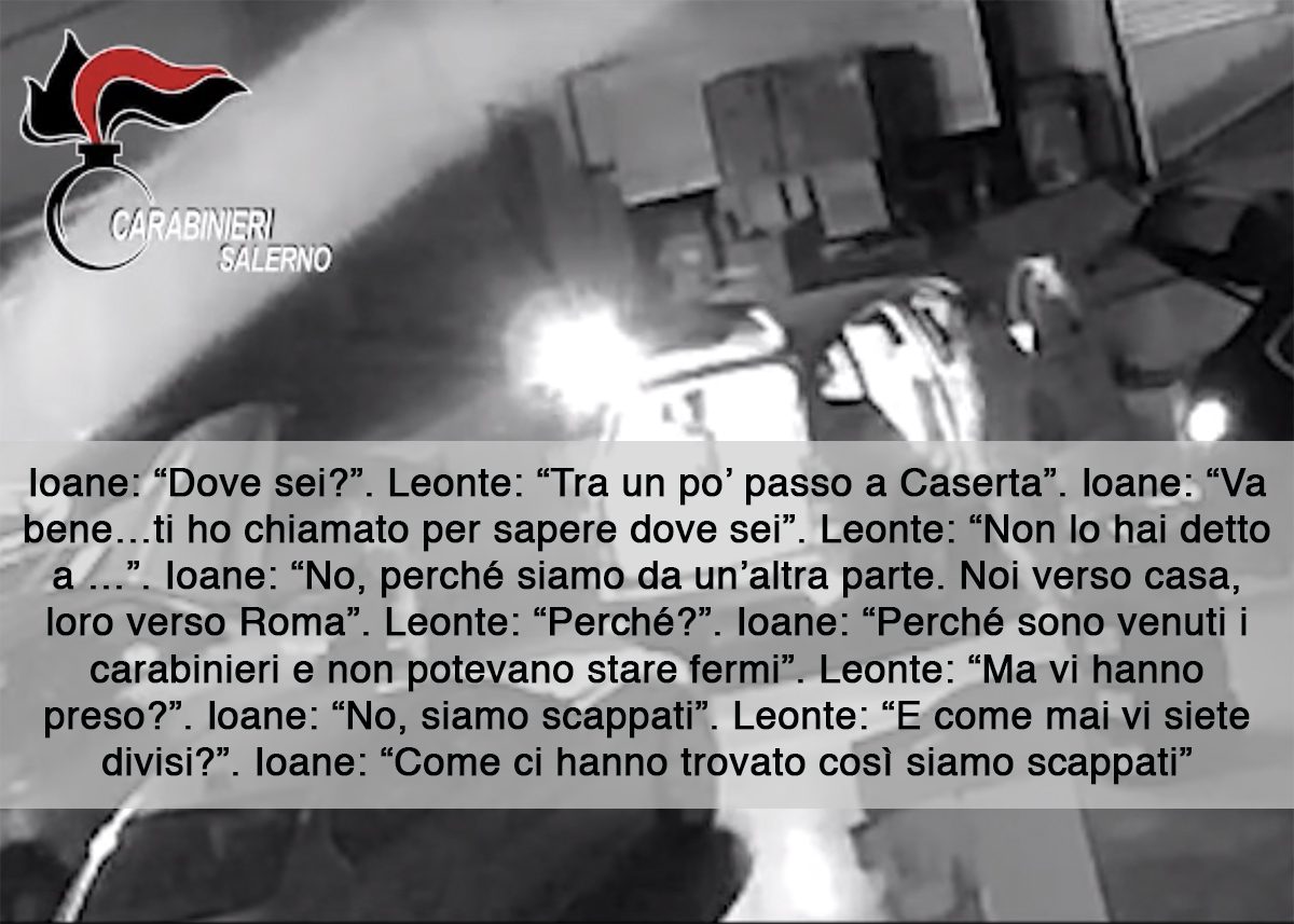 Vallo di Diano, operazione ‘Ombra’. Intercettata la banda: «Siamo scappati»