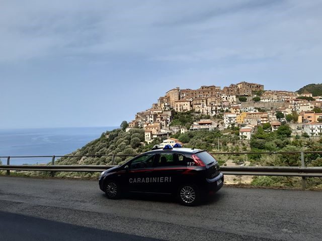 Il borgo di Pisciotta sulla pagina Facebook ufficiale dei carabinieri