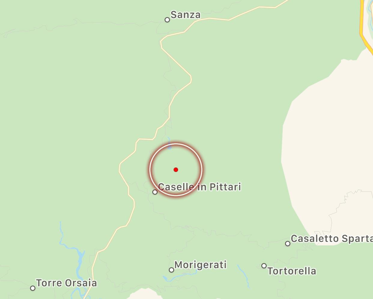 Scossa di terremoto nel golfo di Policastro: epicentro Caselle in Pittari