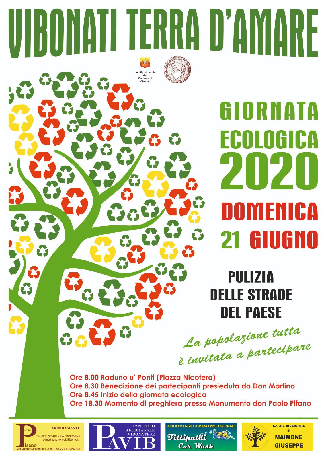 Vibonati, al via la giornata ecologica: volontari in azione per abbellire il borgo