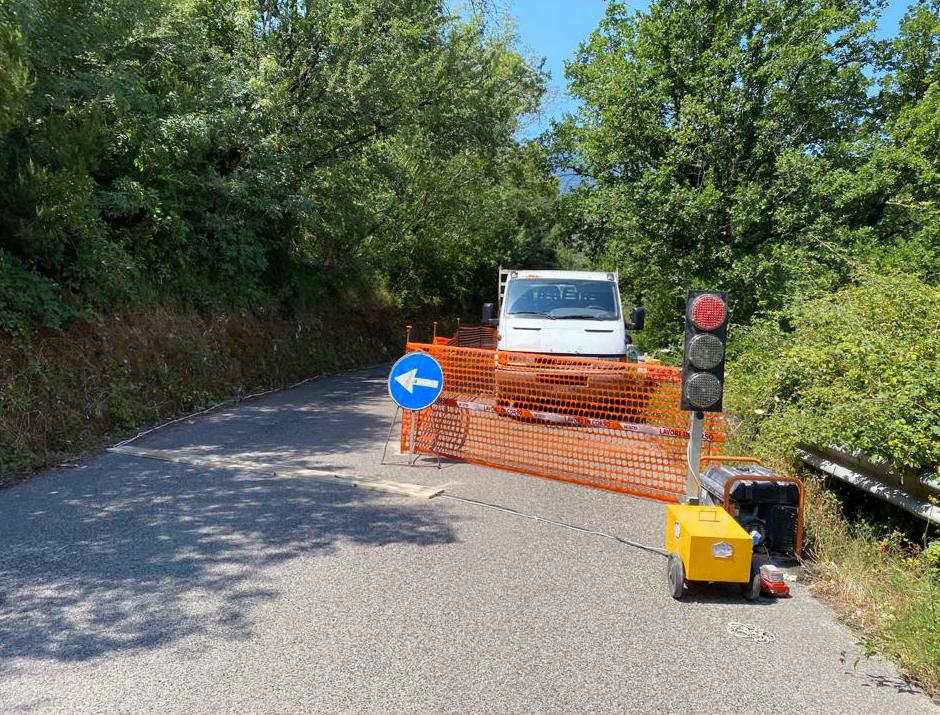 Consegnati i lavori a Orria sulla strada provinciale 264