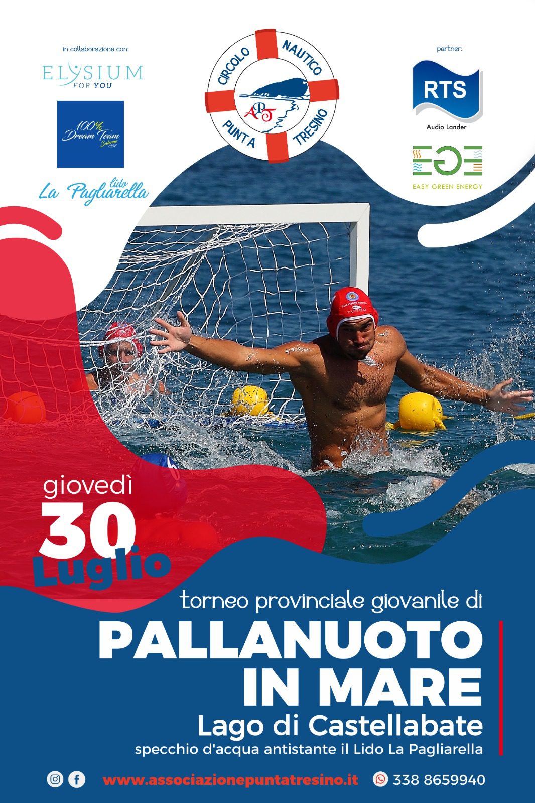 Castellabate, torneo provinciale giovanile di pallanuoto in mare