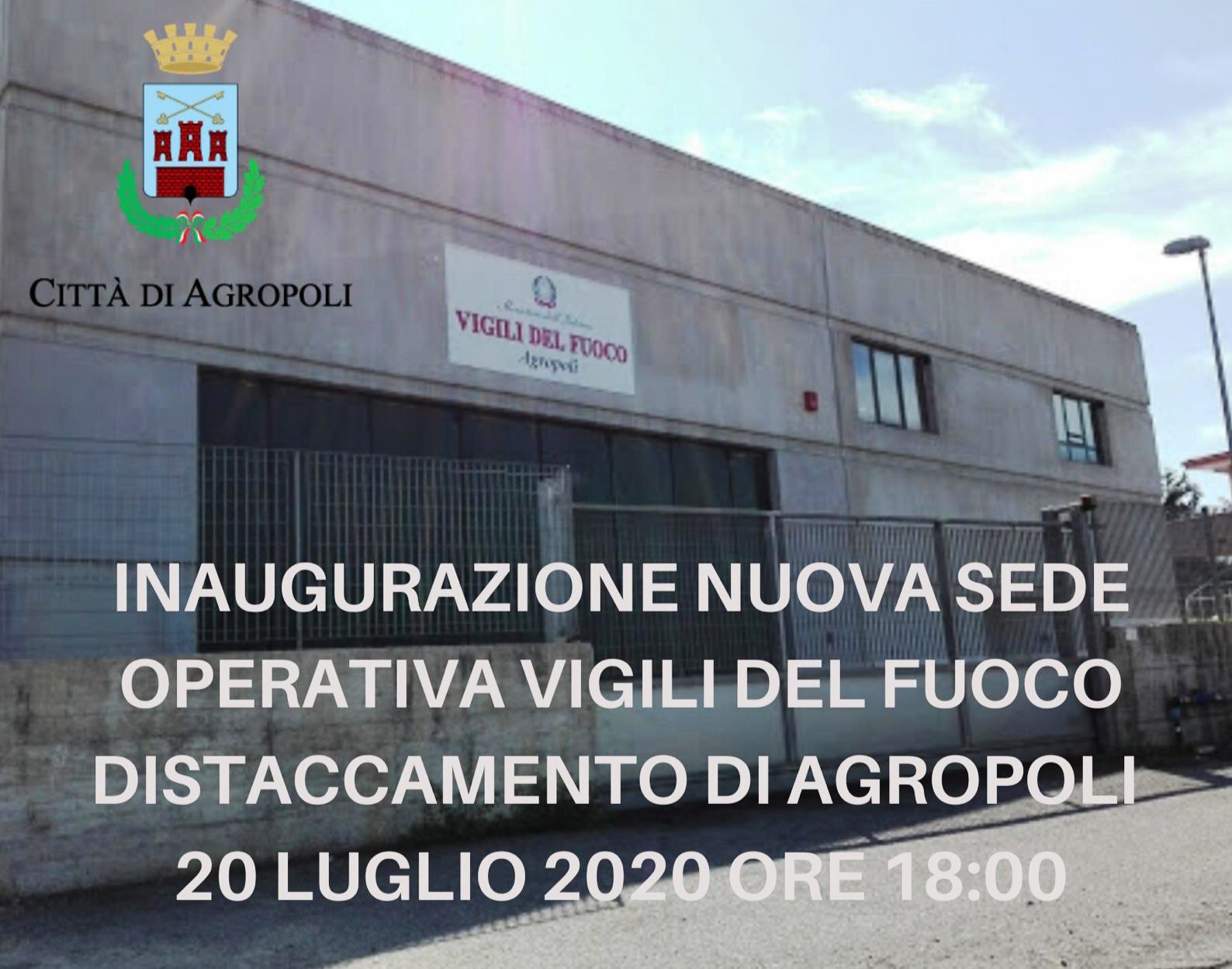 Nuova caserma dei vigili del fuoco ad Agropoli: pronta l’inaugurazione
