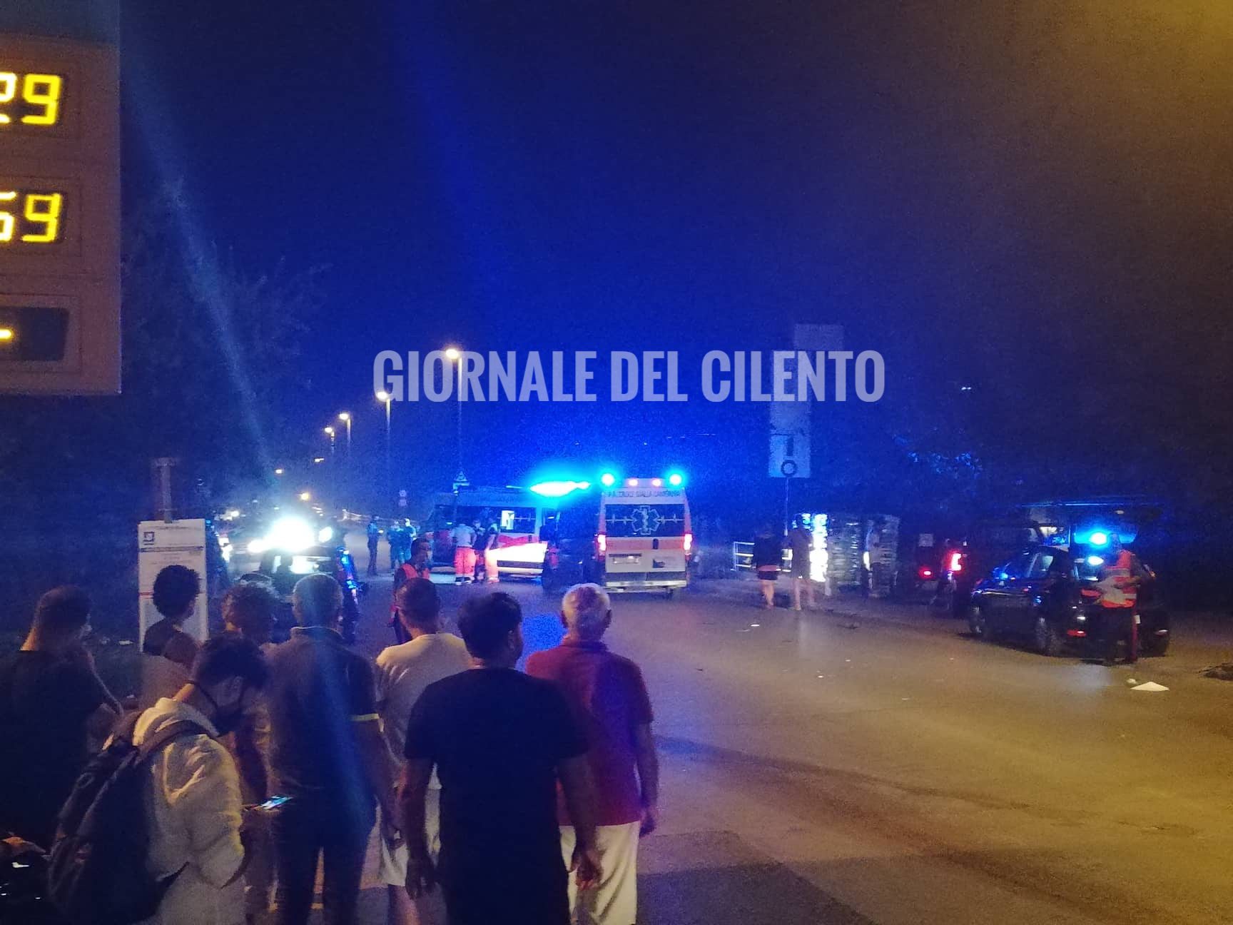 Palinuro, incidente al Trivento: feriti e traffico bloccato