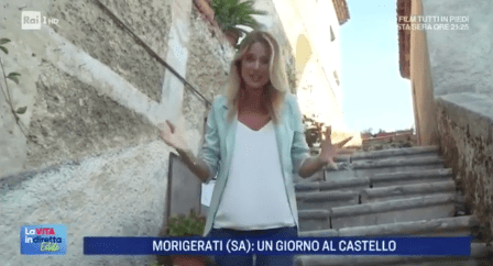 Morigerati a “La vita in diretta”, Elisa Silvestrin alla scoperta del borgo