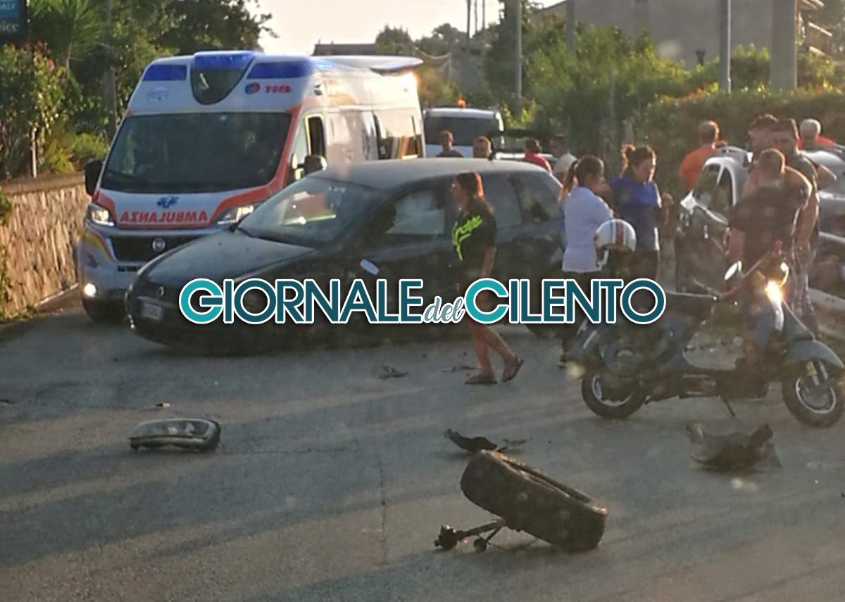 Scontro tra auto, grave incidente a San Giovanni a Piro