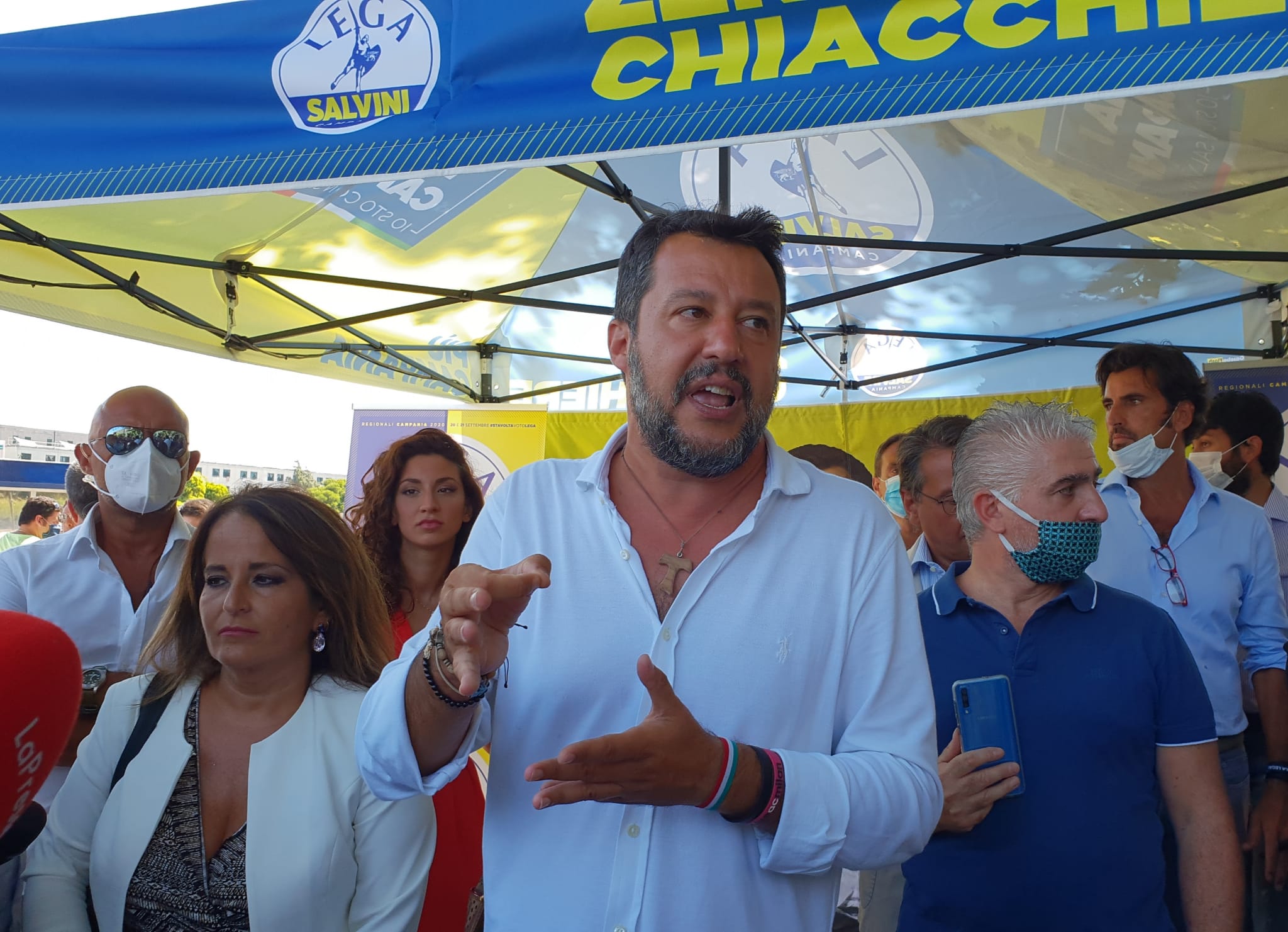 Salvini a Sapri, Gentile: «Parlamentare Lega fomenta supporter e minaccia»