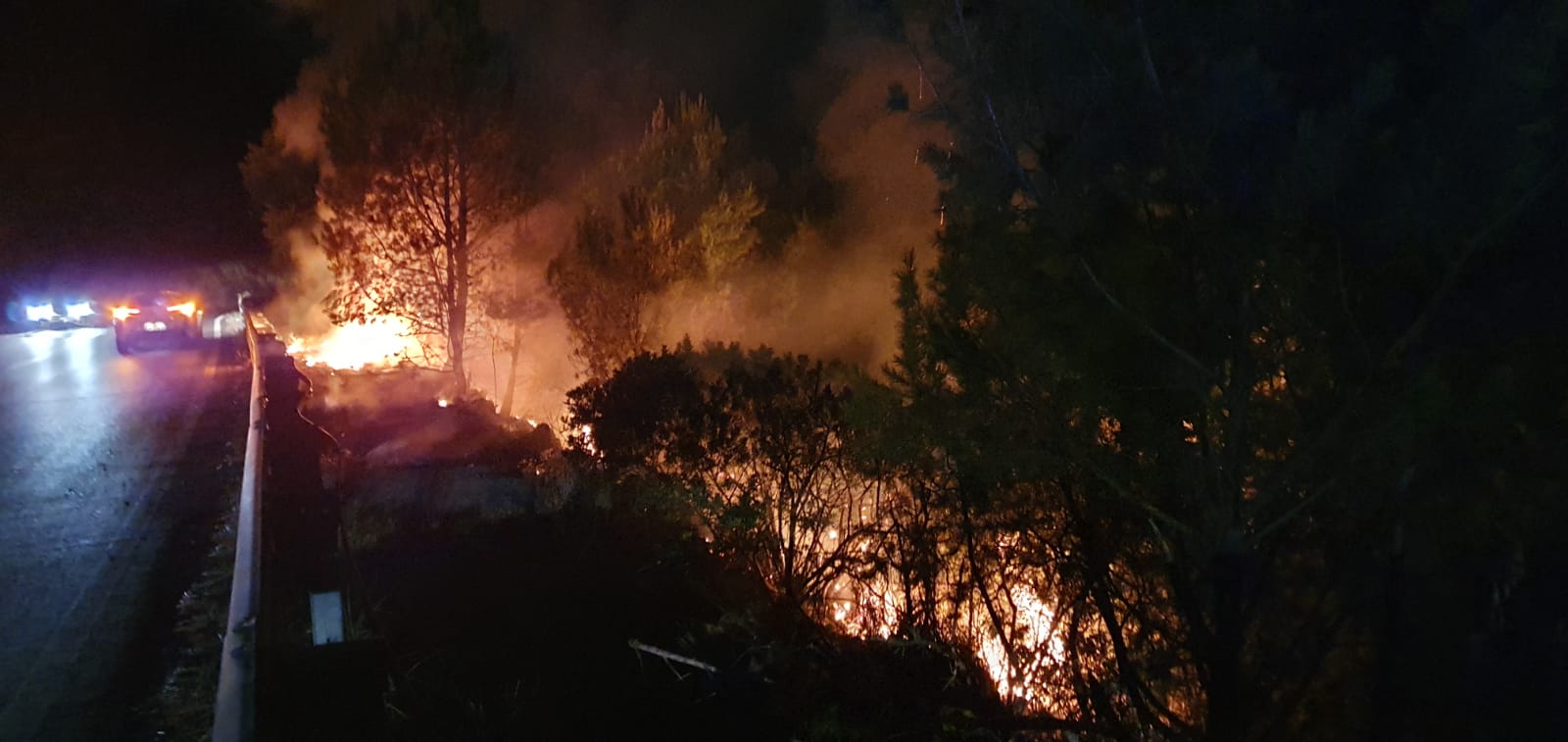 Fiamme tra Santa Maria e San Marco di Castellabate