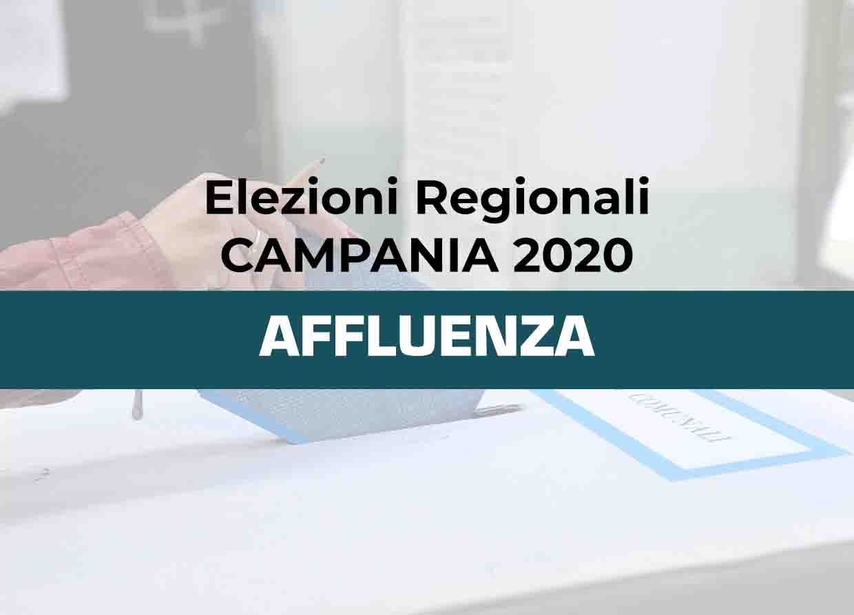 Campania, per le Regionali al voto il 54,43%