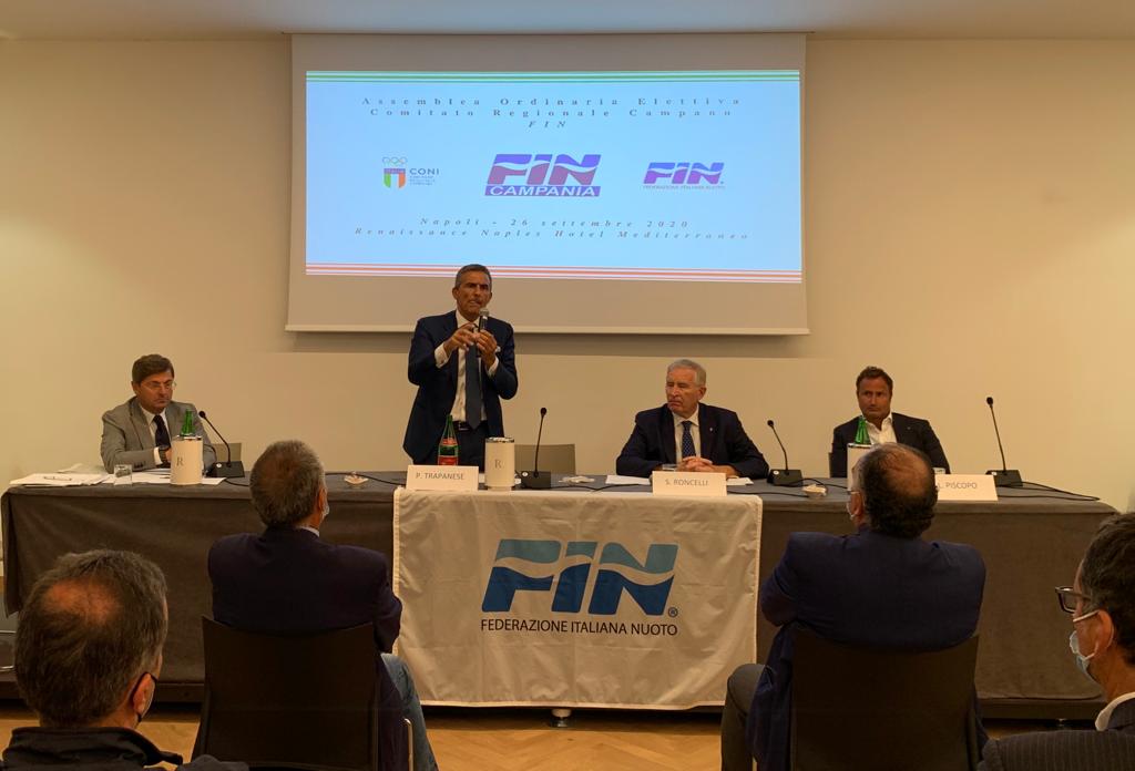 Paolo Trapanese rieletto alla guida del Comitato Regionale Campano della Fin