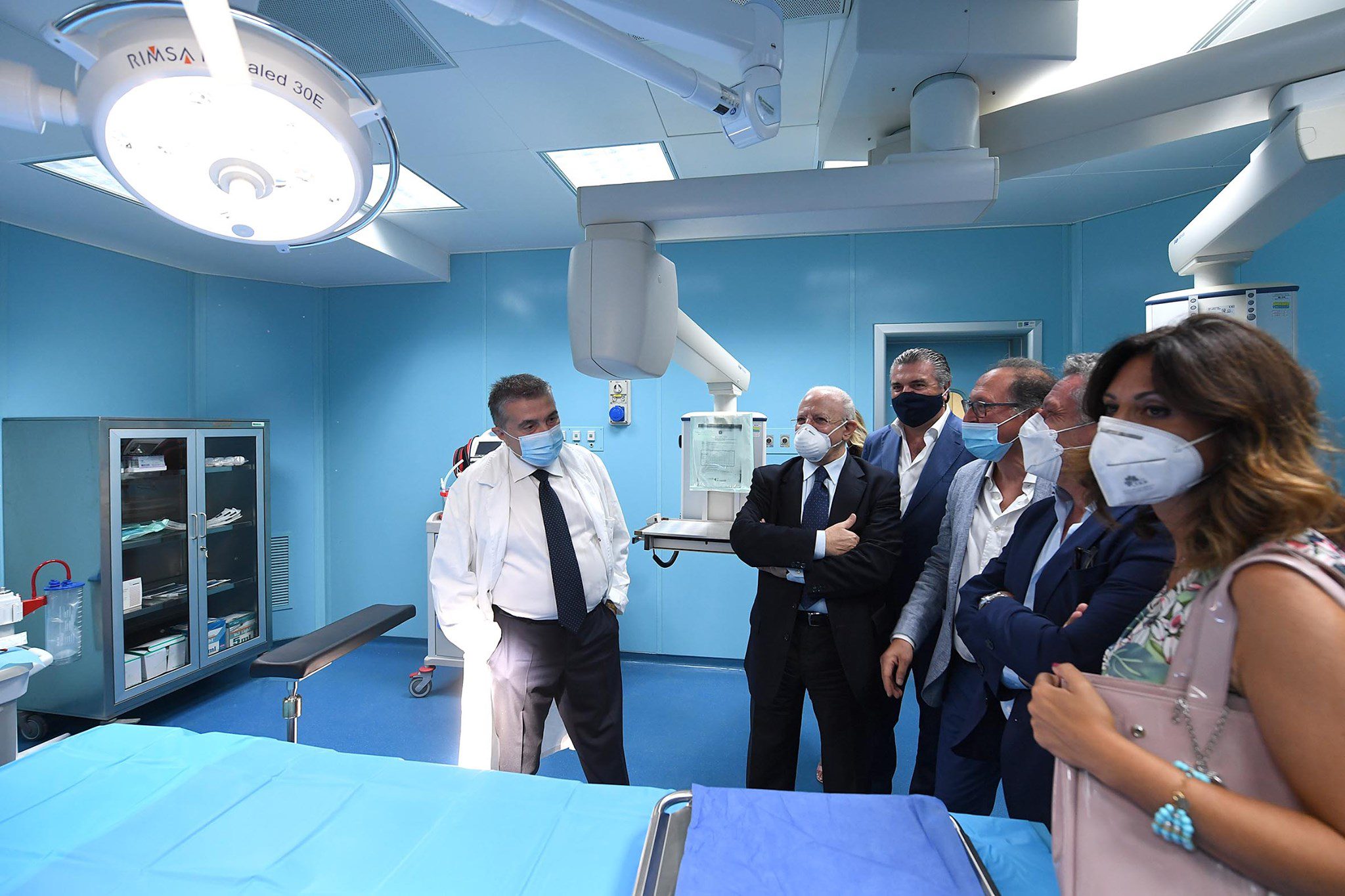 Primi pazienti ricoverati nel reparto covid dell’ospedale di Agropoli