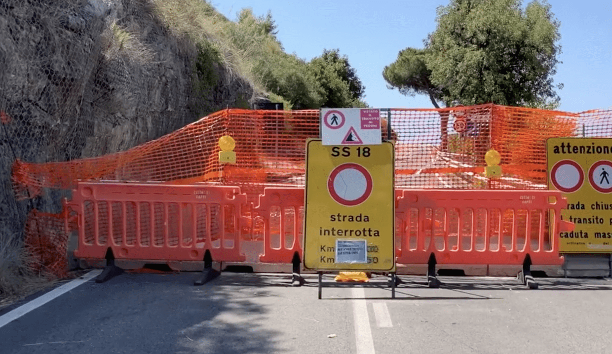 Sapri-Maratea, cadono altri massi: slitta l’apertura