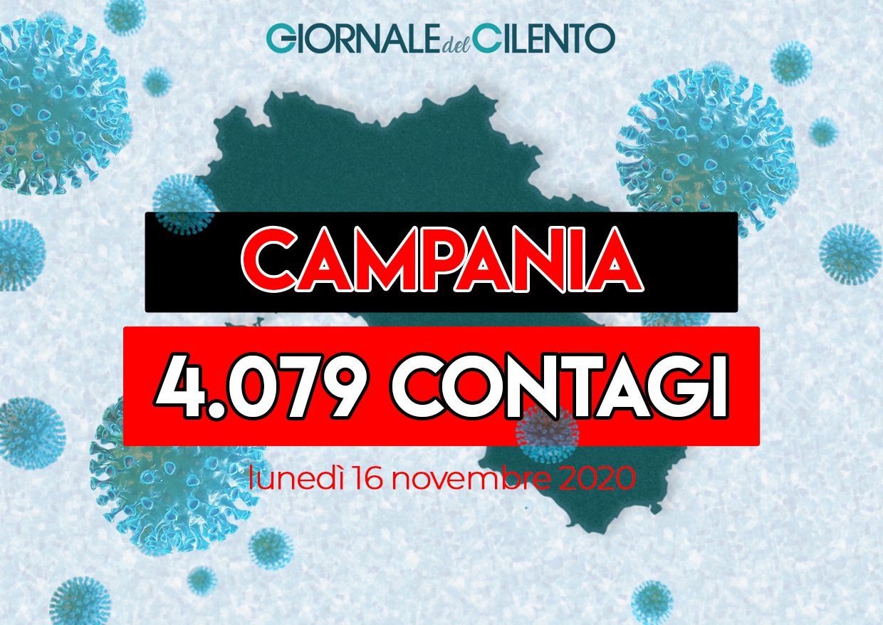 Covid, Campania: +4.079 contagi nelle ultime 24 ore