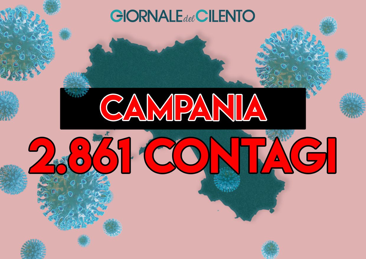 Covid, Campania: +2.861 nuovi casi positivi