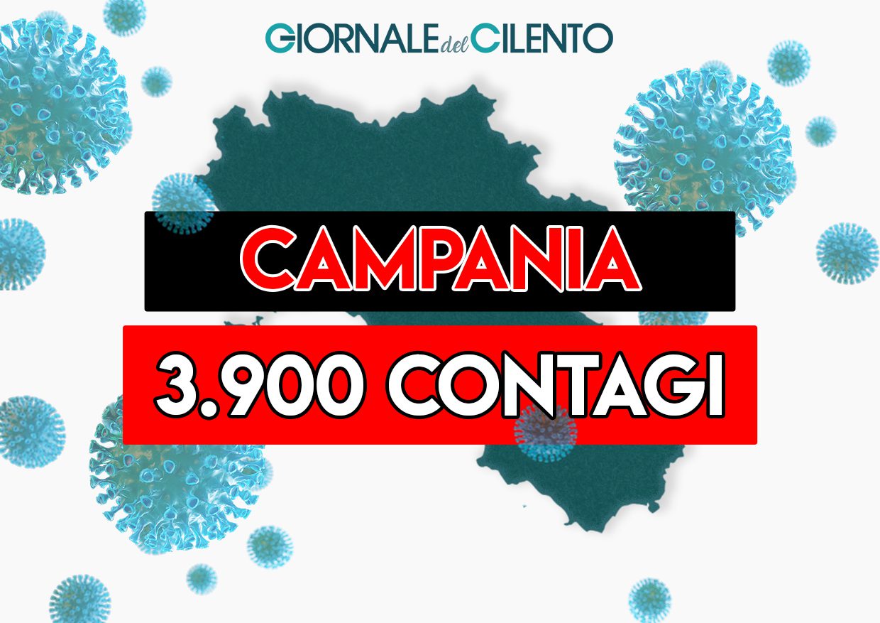 Covid, Campania: +3.900 nuovi positivi