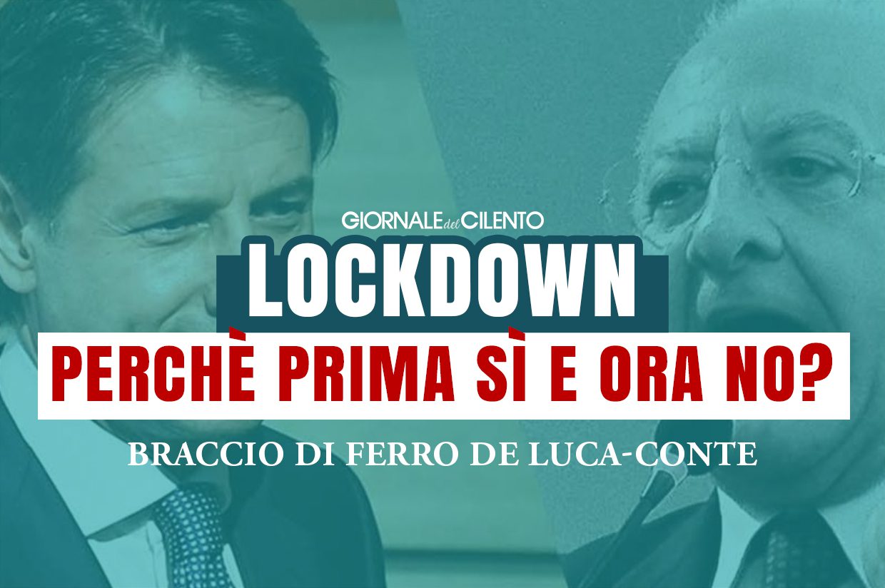 Scaricabarile sul lockdown, è braccio di ferro tra De Luca e il governo