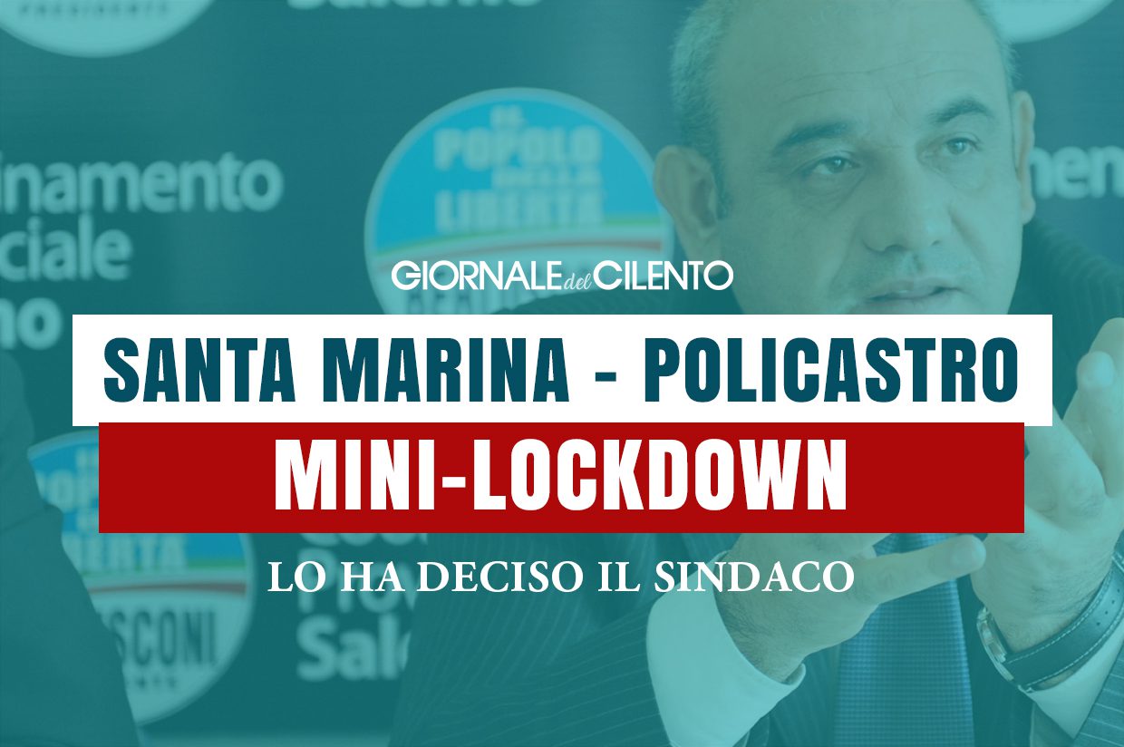 Santa Marina, il sindaco firma l’ordinanza: «E’ mini-lockdown»