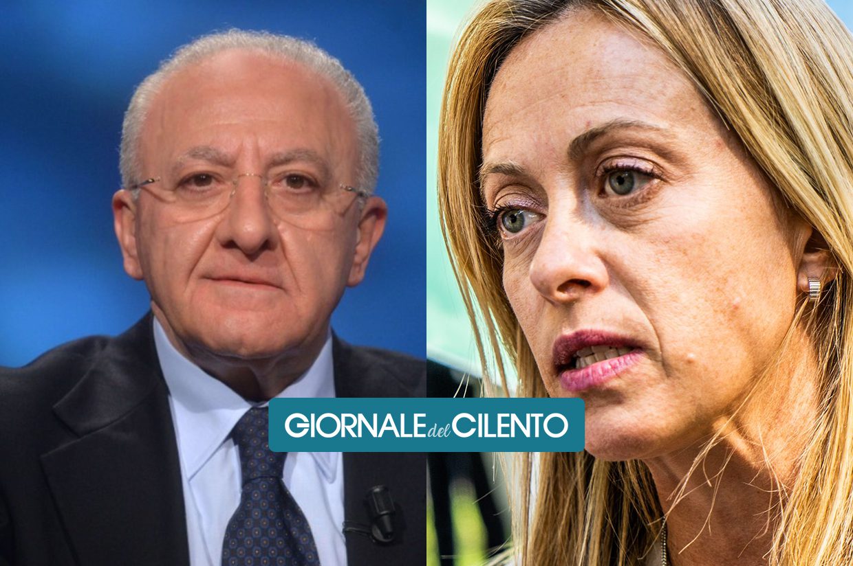 Covi, Meloni: «De Luca a casa, doveva fare attore non presidente»