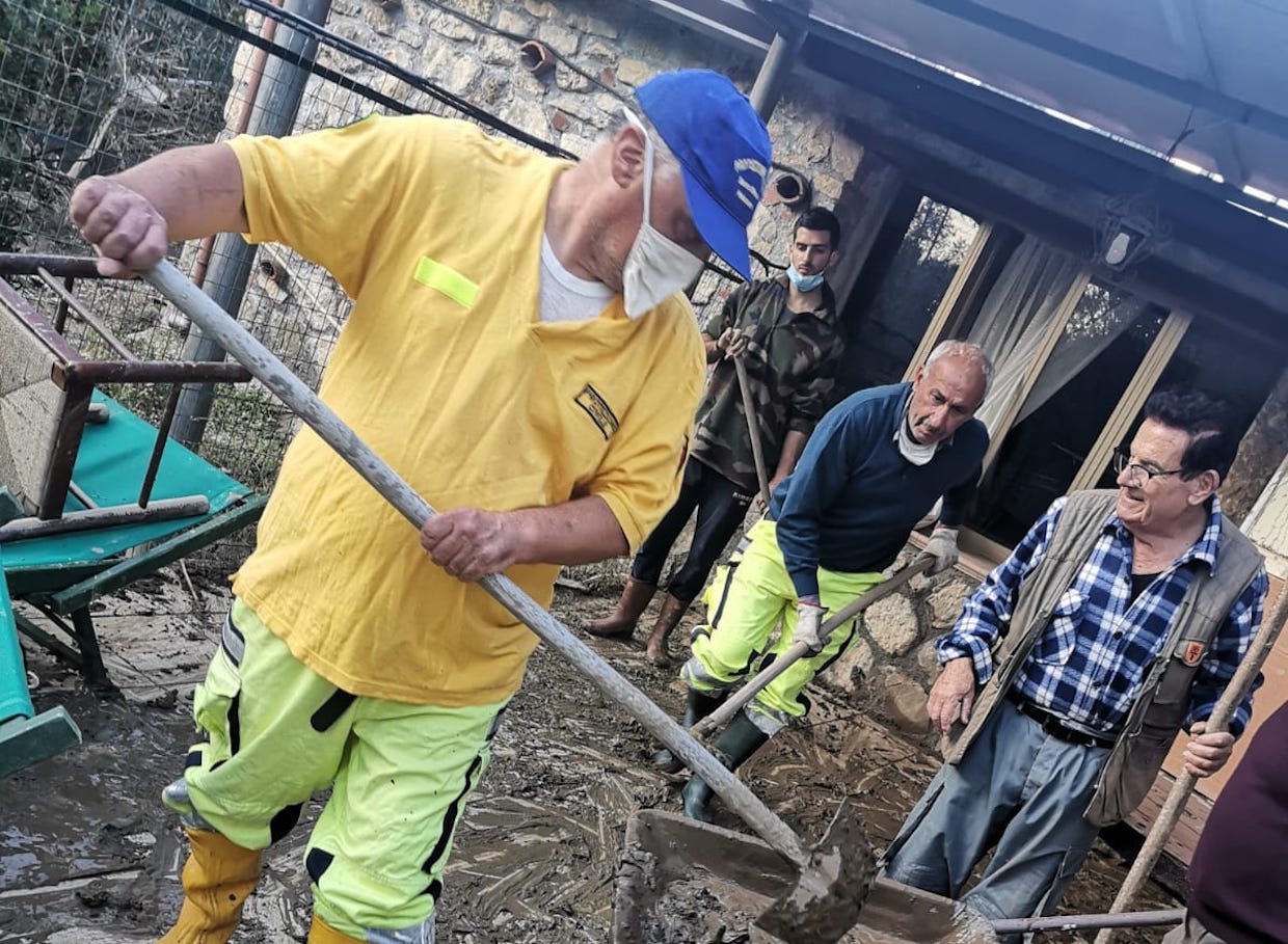 Nubifragio golfo di Policastro, quarto giorno di lavoro: «Serve aiuto»