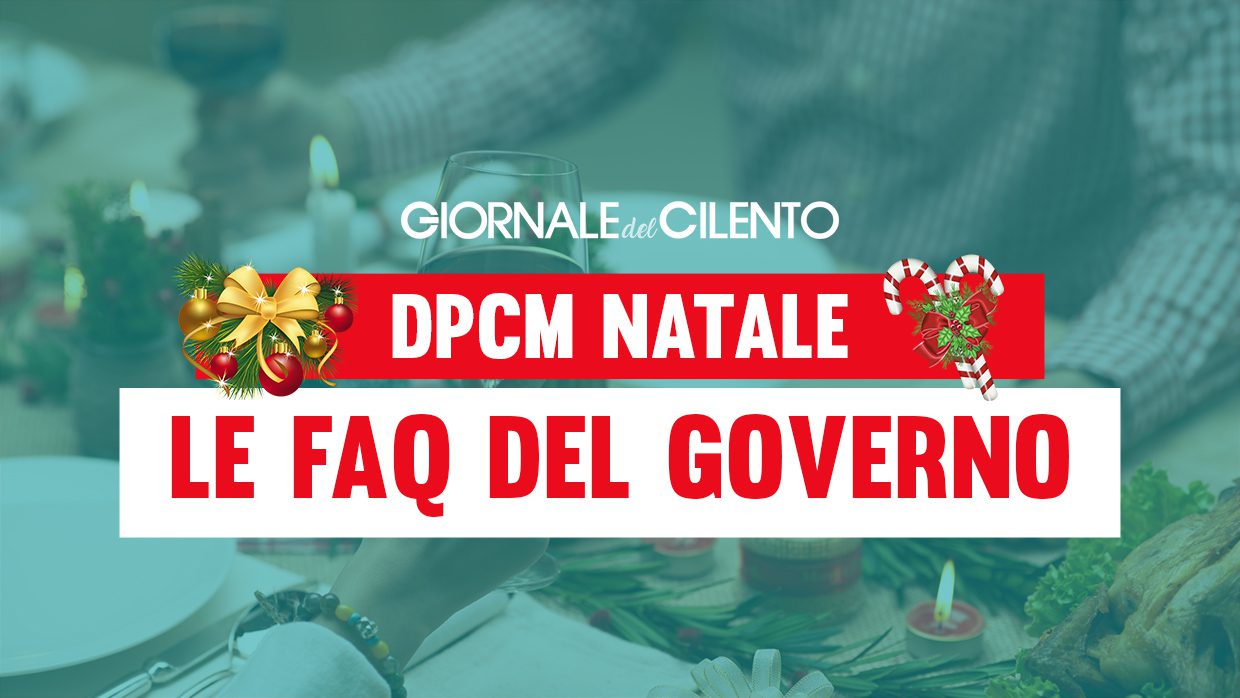 Dpcm di Natale, ecco le Faq del governo: cosa si potrà fare e cosa no