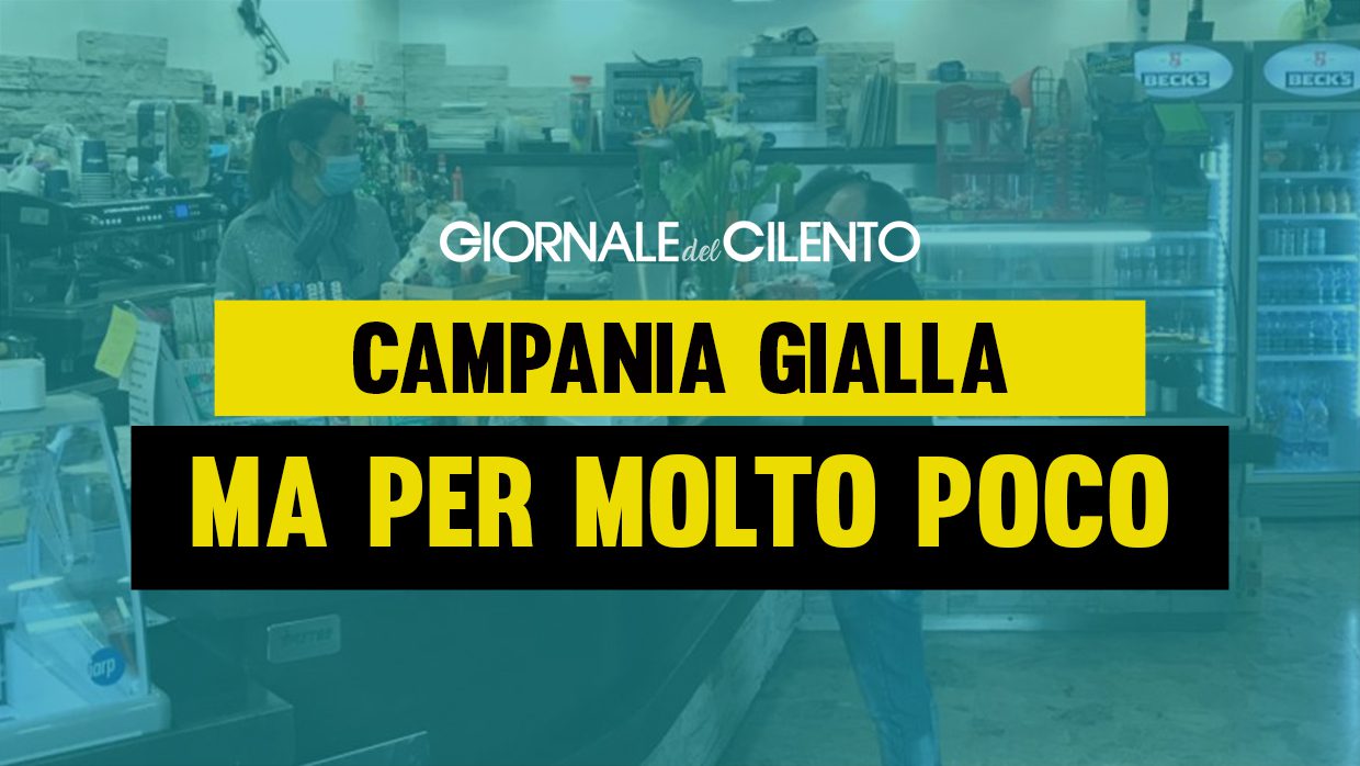 Campania ‘gialla’ da domenica, ma solo fino a mercoledì