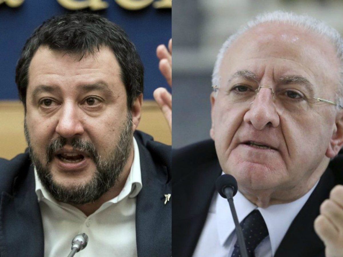 Vax Day, Salvini e De Magistris attaccano De Luca: «Toglie  vaccino a chi ne aveva più bisogno»