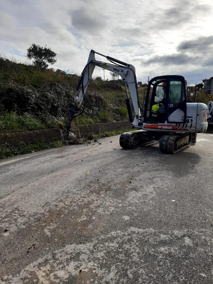 Proseguono i lavori, resta chiusa la strada Palinuro-Caprioli