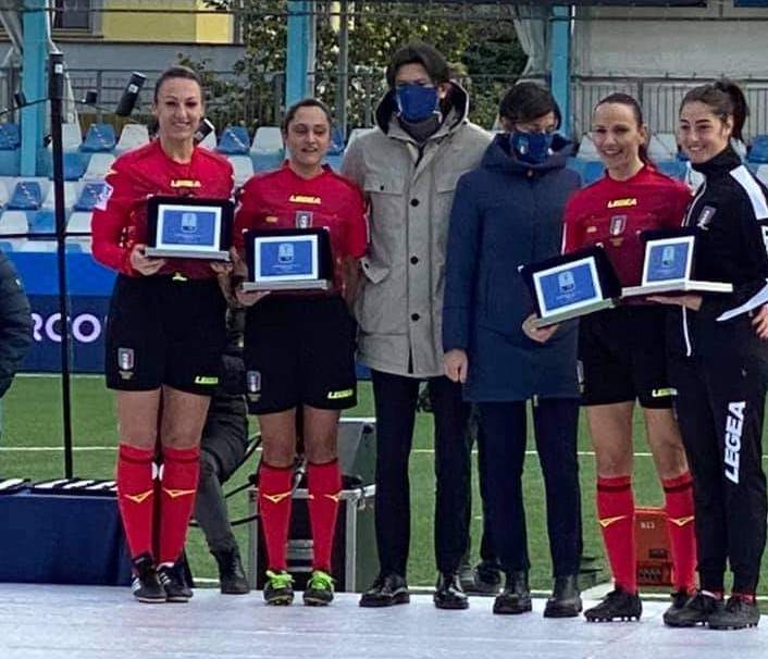 Supercoppa femminile: applausi per l’arbitro cilentano Maria Marotta