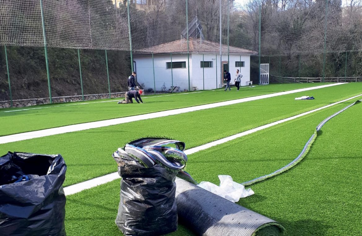 San Severino di Centola, quasi conclusi i lavori di restyling del campo di calcetto