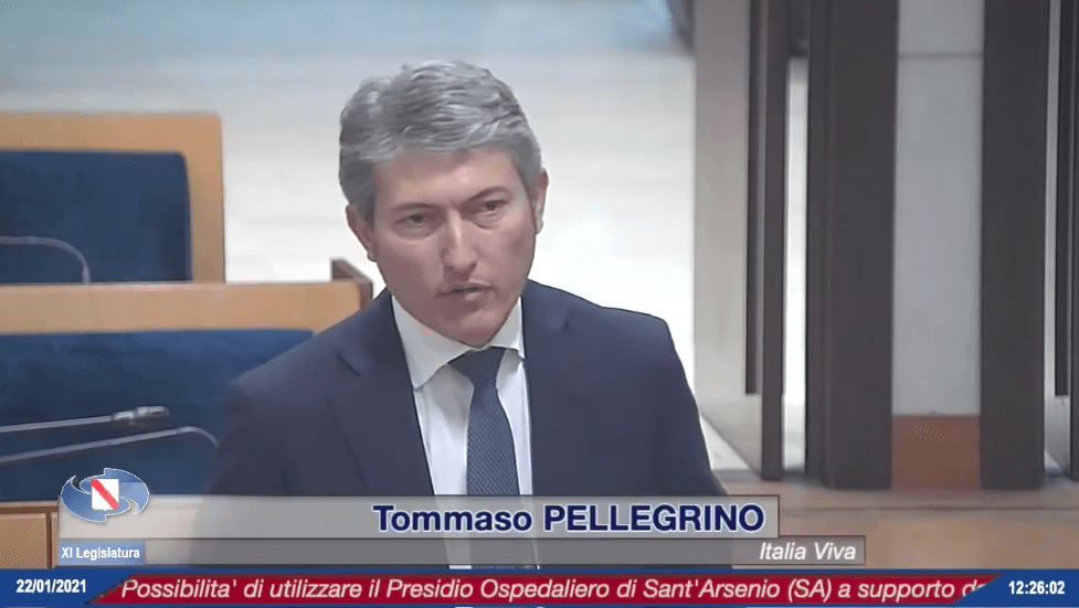 Reparto Covid a Sant’Arsenio, De Luca apre a proposta di Pellegrino