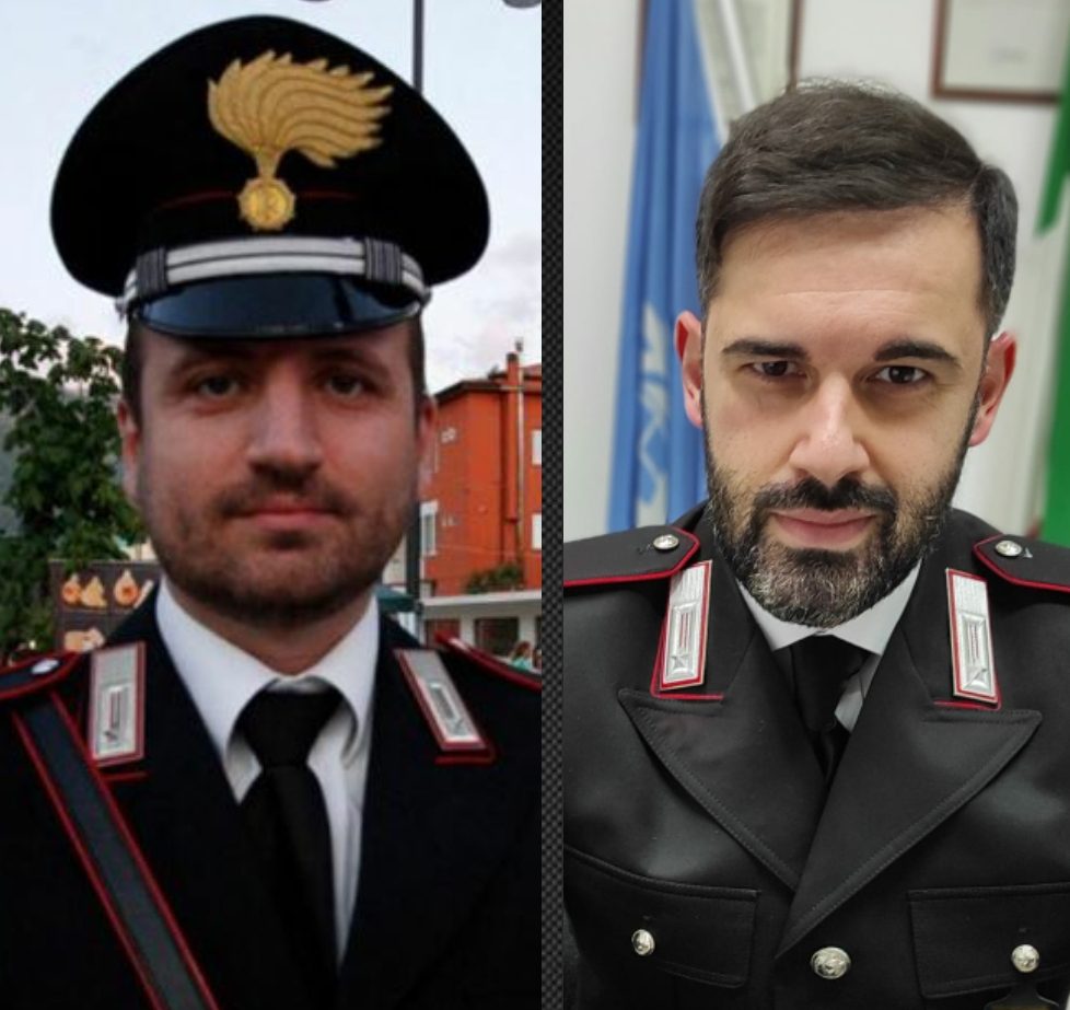 Carabinieri, cambio al vertice: Mezzo e Mercone nuovi comandanti nel Vallo di Diano