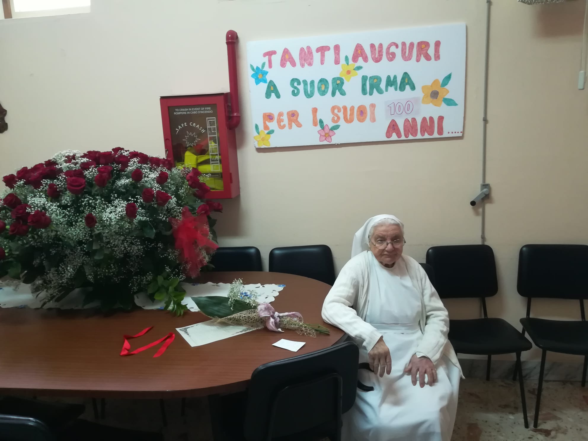 Suor Irma festeggia i cento anni, tra le religiose più longeve d’Italia