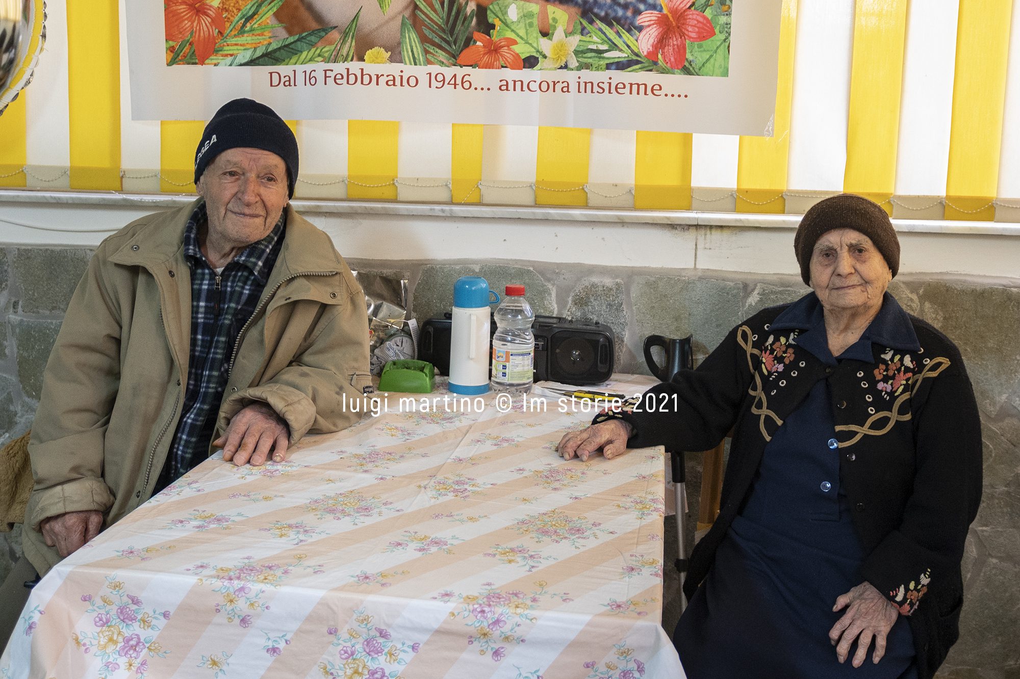 Guerino e Sofia, nel Cilento una delle coppie più longeve d’Italia