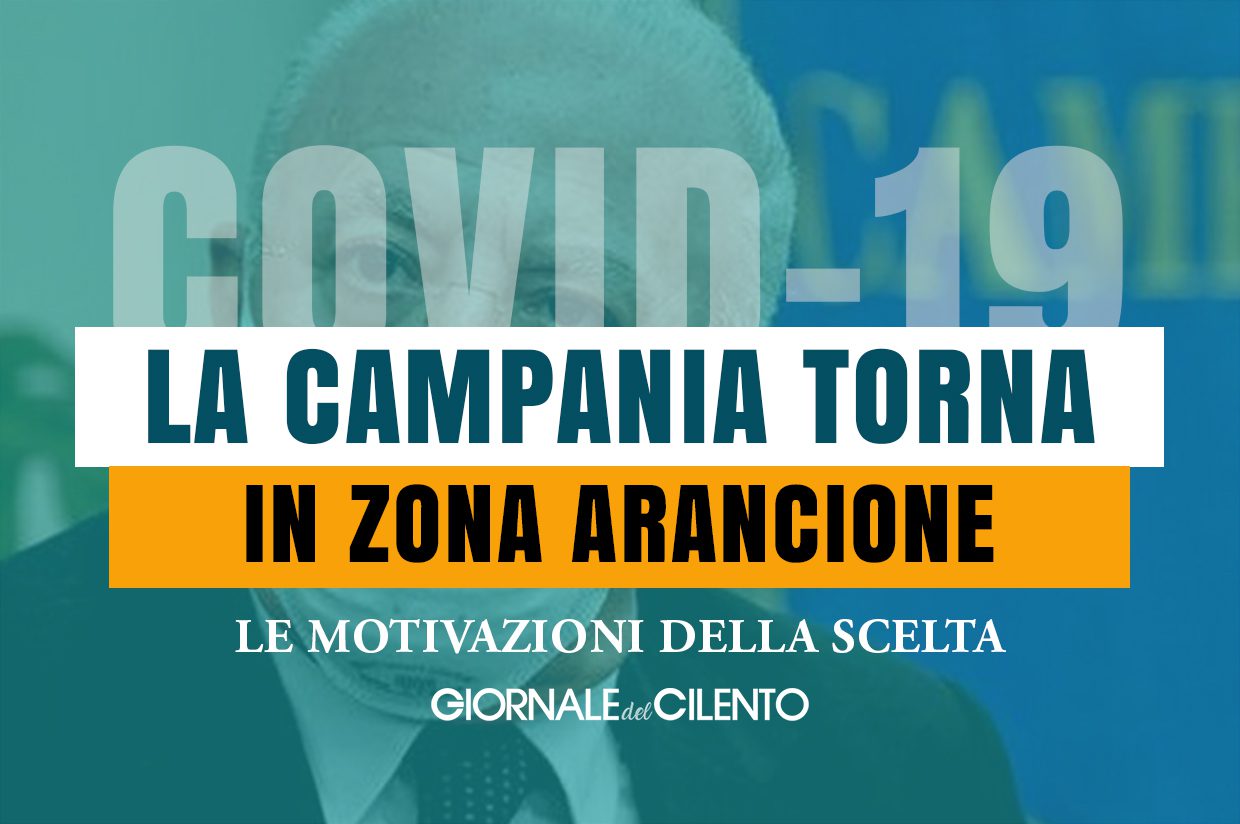 Da domenica la Campania torna in zona arancione