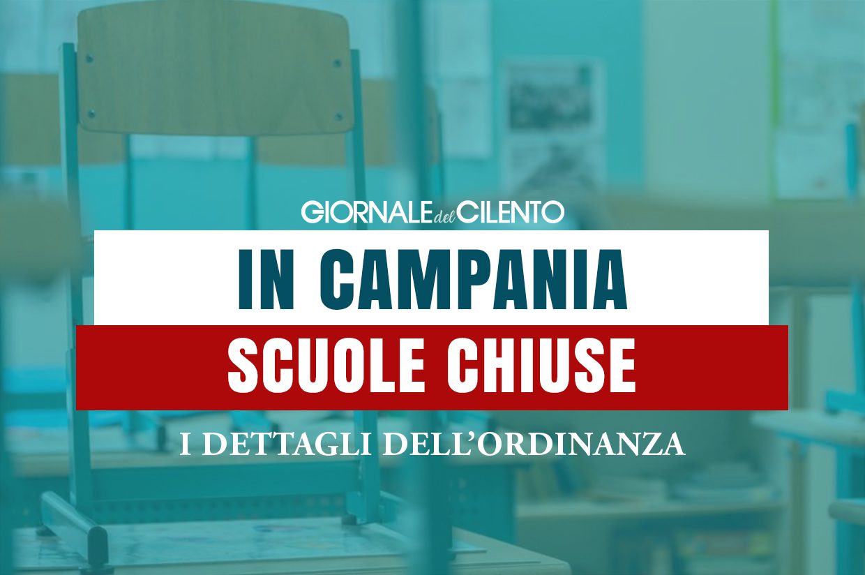 Scuole chiuse in Campania, De Luca firma l’ordinanza: i dettagli