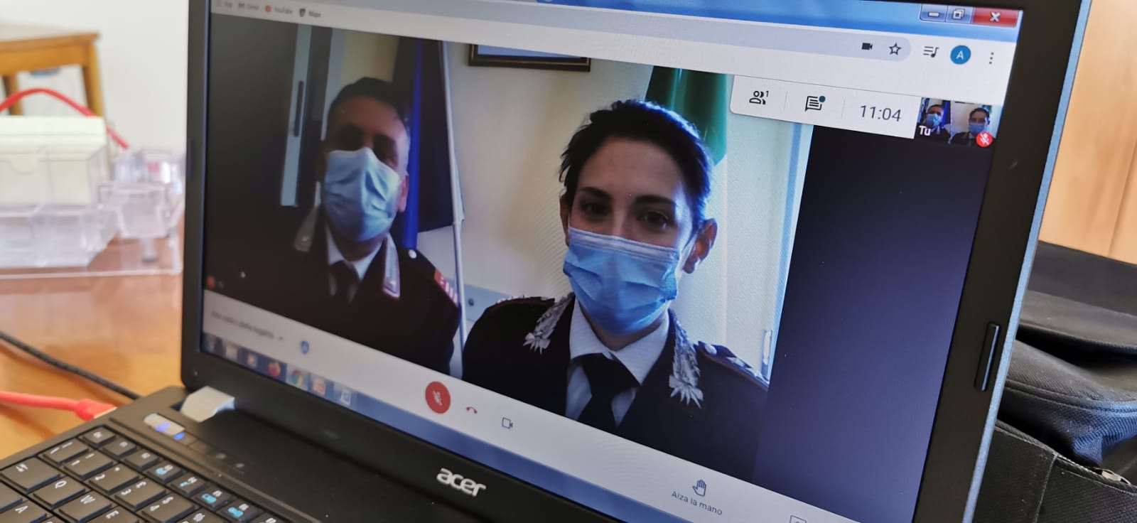 Ogliastro Cilento, la legalità s’impara dal web: videocall tra carabinieri e studenti