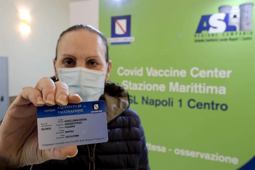 Covid: Campania, parte il “passaporto vaccinale”