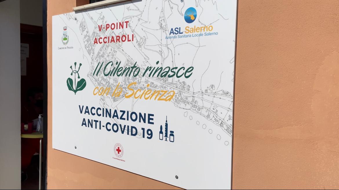 Punto vaccinale di Acciaroli, somministrate 90 dosi in 5 ore