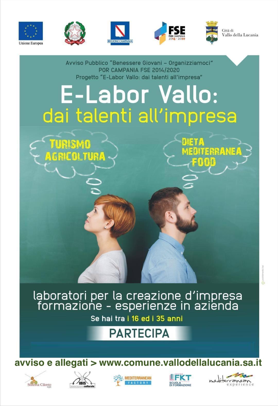 Vallo della Lucania, laboratori formativi gratuiti per i giovani