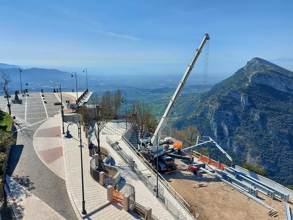 A Trentinara aprirà la “Sky Walk”, la terrazza sospesa sul Cilento