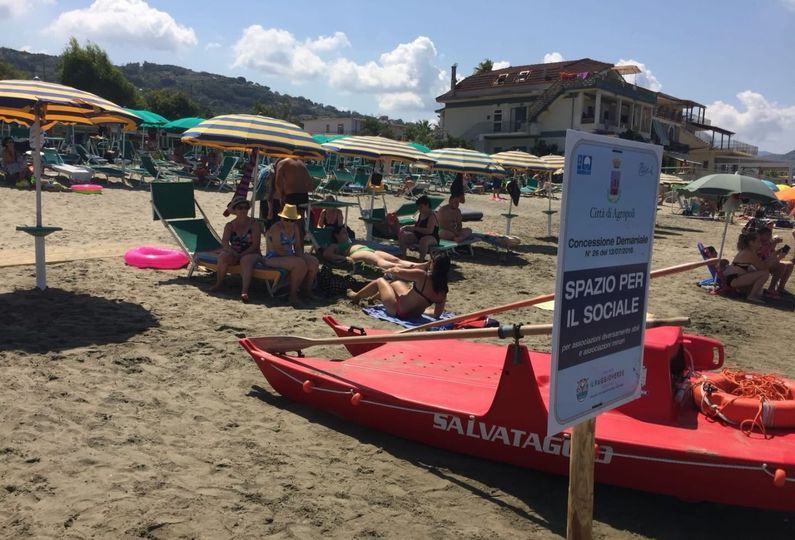 Agropoli, a San Marco spiaggia attrezzata per «disabili e minori disagiati»