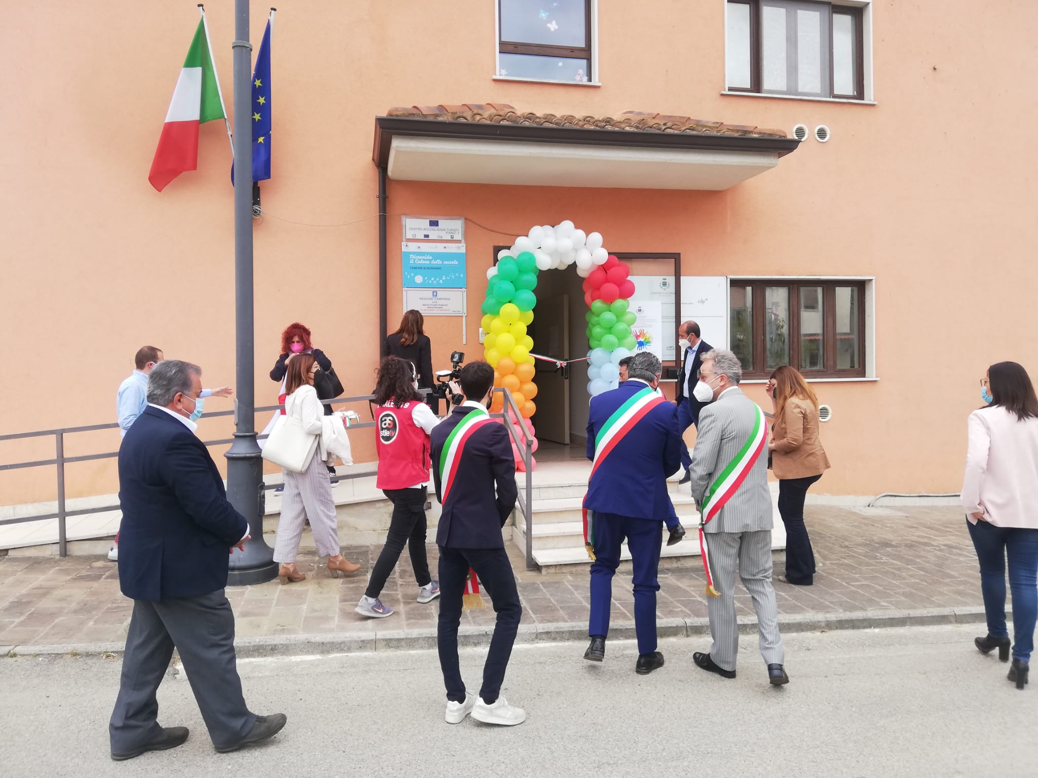 Inaugurato l’asilo nido di Giungano, con Orlotti anche Alfieri e Iuliano