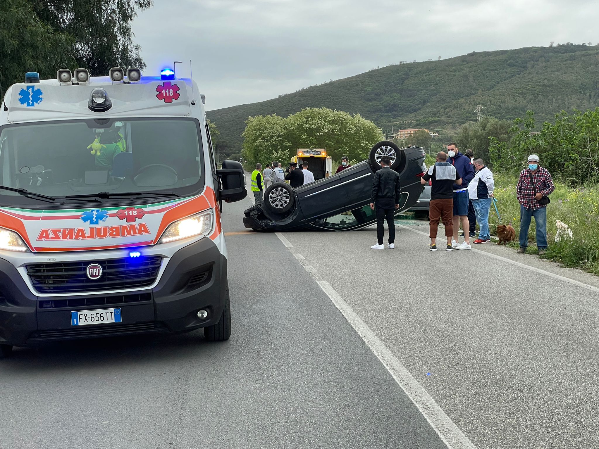 Carambola fra tre auto a San Marco di Castellabate, 3 feriti