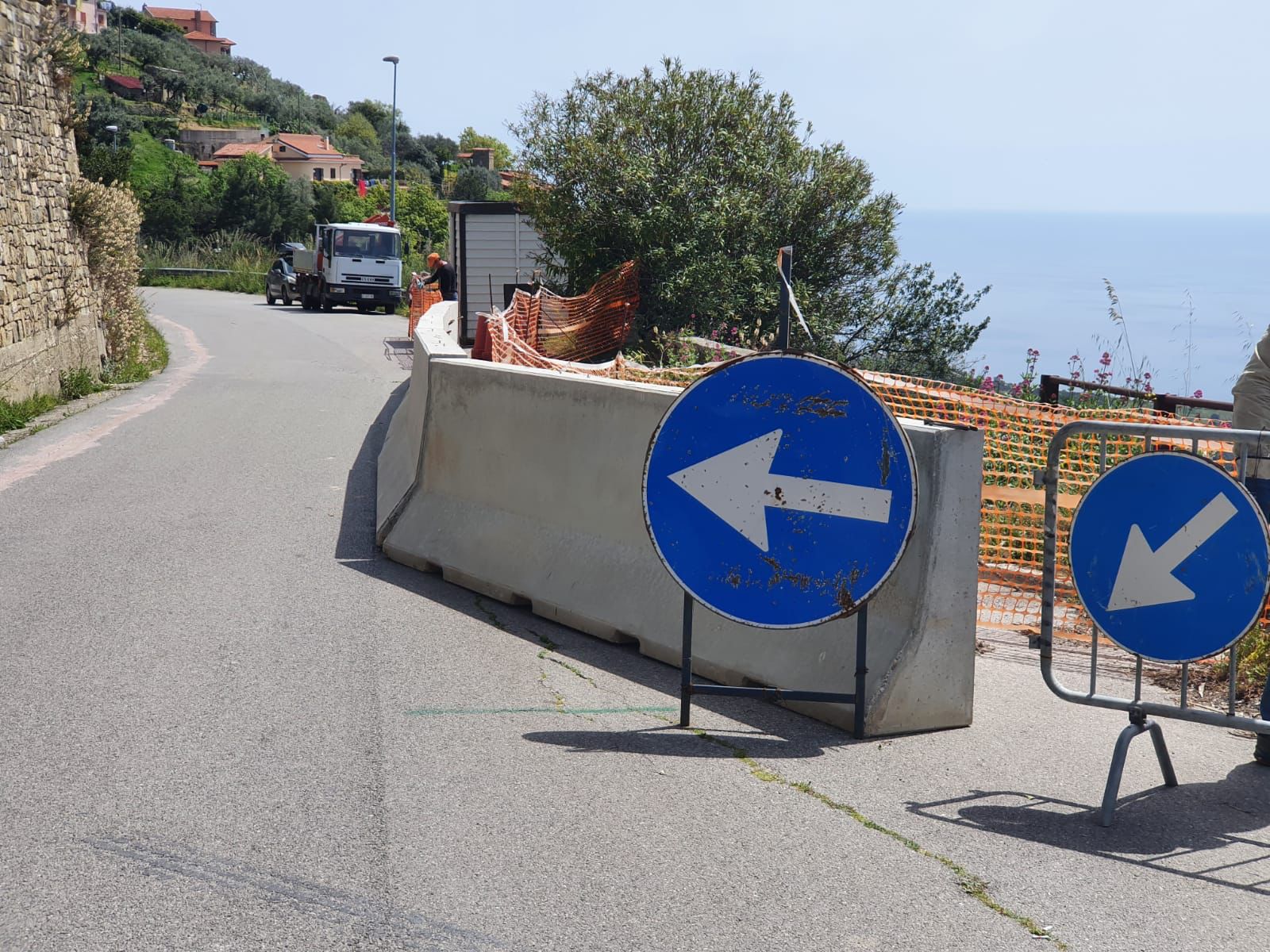 Proseguono lavori stradali sulla provinciale 15 tra Pollica e Acciaroli