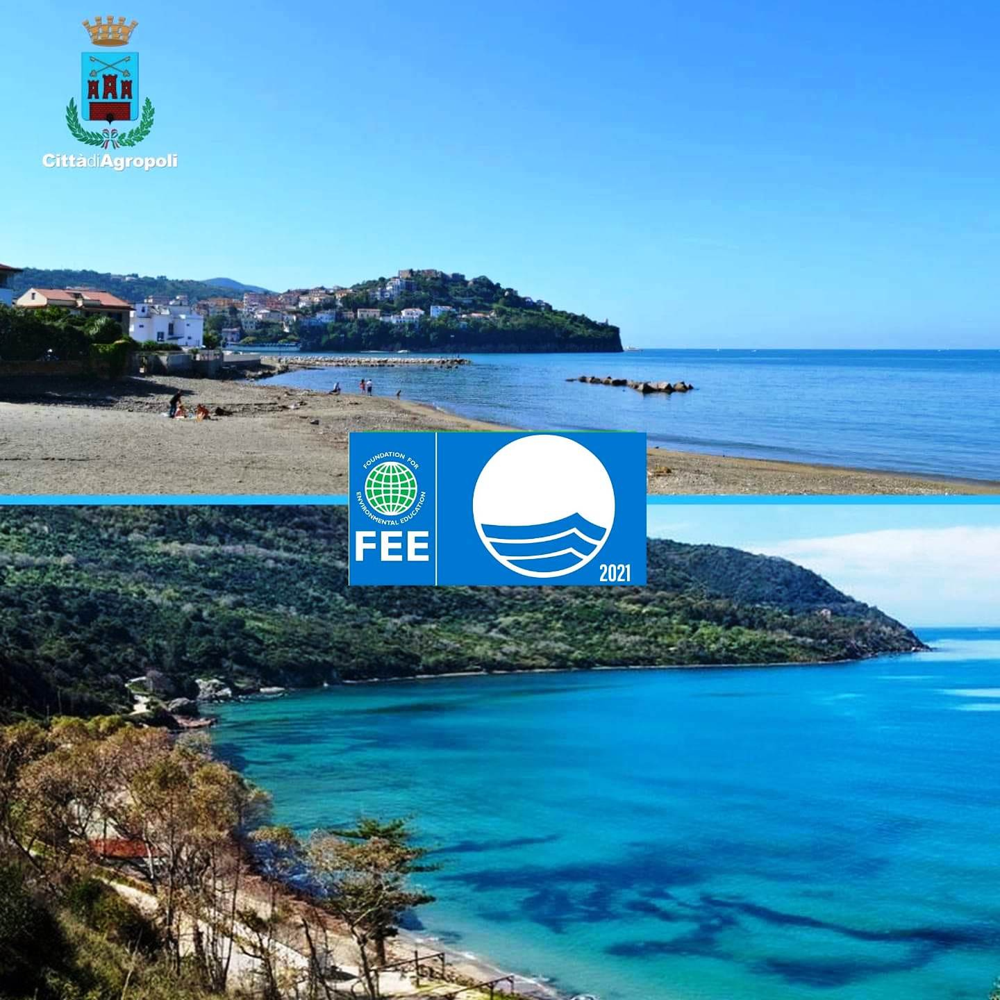 Alle spiagge di Agropoli la Bandiera blu, è 22esimo riconoscimento consecutivo