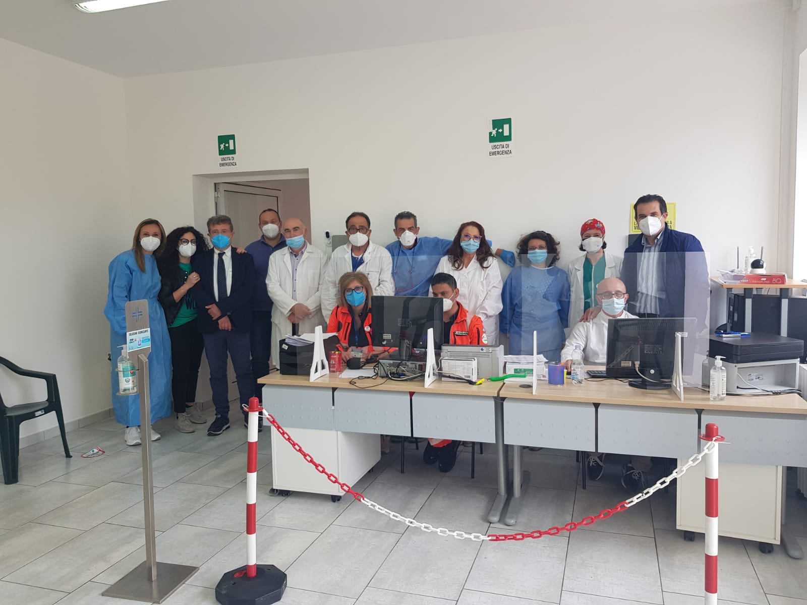 Caggiano, inaugurato il centro vaccinale comprensoriale anti Covid-19