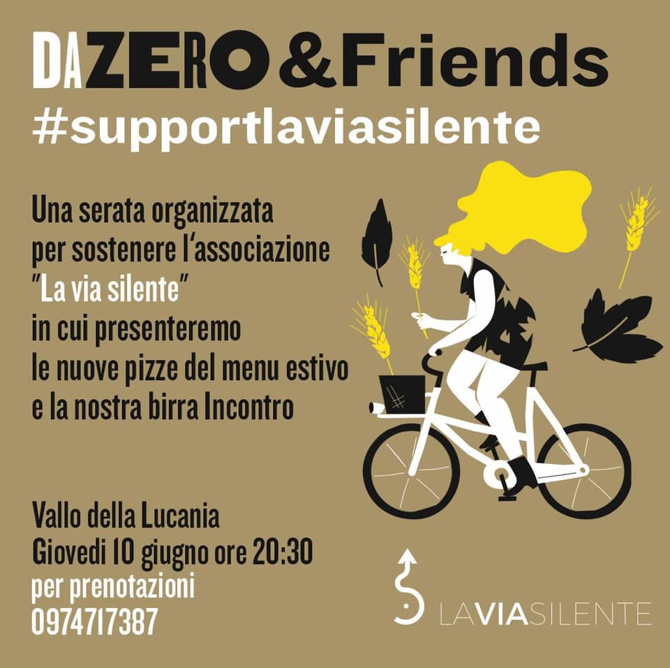 Da Zero per la Via Silente: una pizza per sostenere il crowdfunding